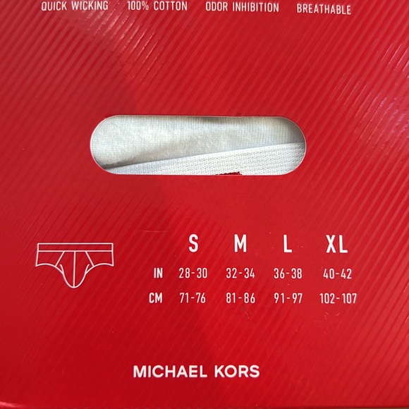 Bundle (2) of Michael Kors Performance Cotton Low Rise Briefs. - Picture 5 of 8